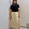LONG SATIN SKIRT